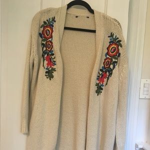 Zara floral cardigan